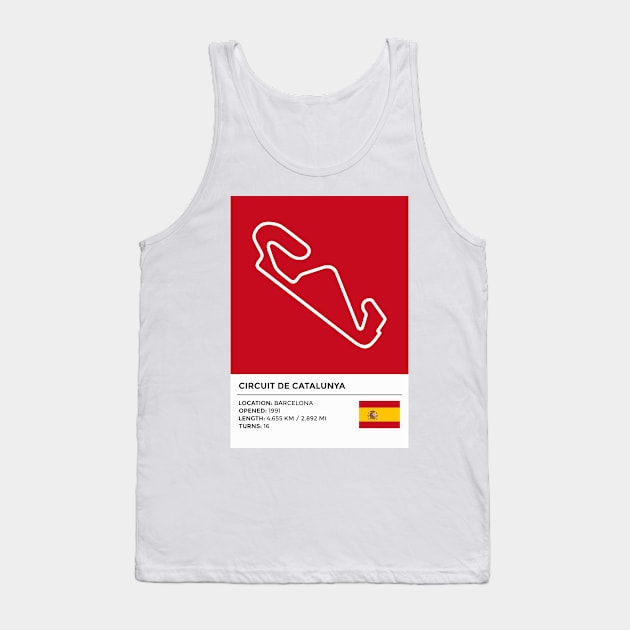 Circuit de Catalunya [info] Tank Top by sednoid